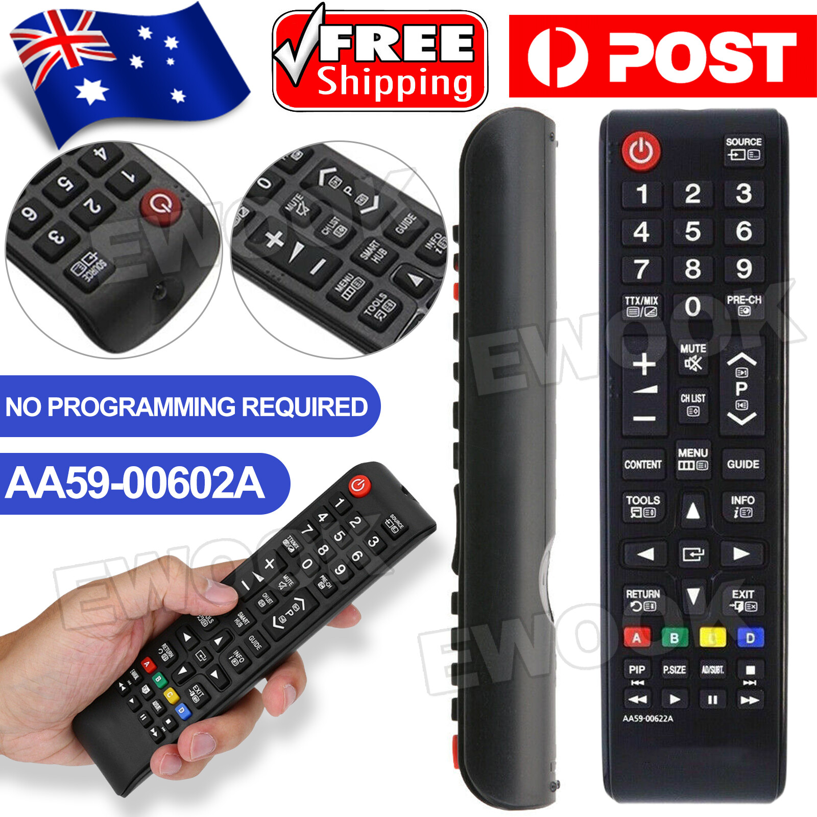 For Samsung Replacement Remote Control AA5900602A /AA59-00602A Smart TV LED