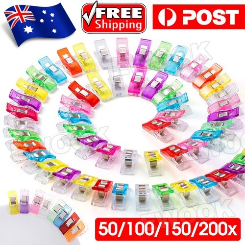 50-200Pcs Wonder Clips Crafts Fabric Quilting Crochet As Picture Shows Random