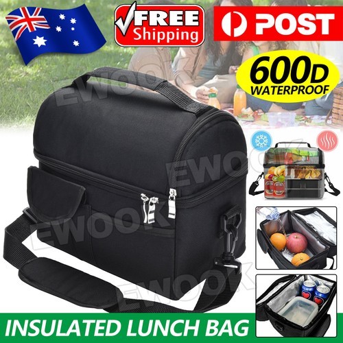 Insulated Lunch Bag Men/Women Cooler for Adults Meal Prep AU Adjustable BPA Free