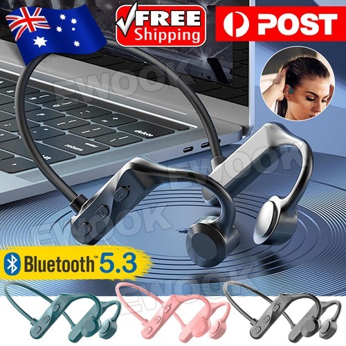 Bone Conduction Earphones Wireless Bluetooth Headset Sport Waterproof Headphones