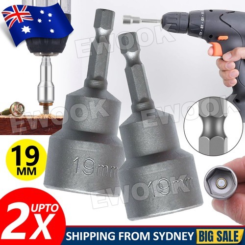 19mm Impact Drill Magnetic Hex Socket for Caravan Leg Winding Winder Setup Sets