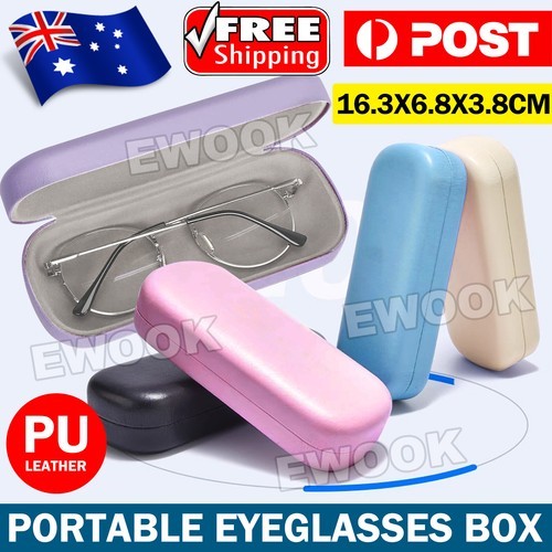 Portable Hard Glasses Box Eyeglasses Case Spectacle Holder Eyewear Protector 163