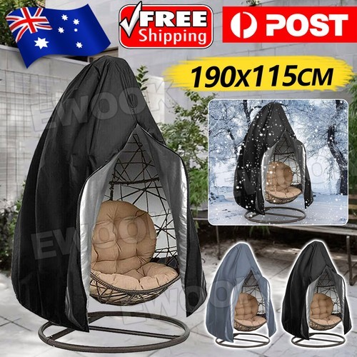 Hanging Swing Egg Chair Cover Furniture Garden Rattan Outdoor Rain Waterproof UV