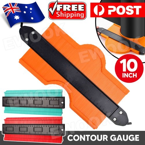10 Contour Profile Gauge Shape Duplicator Guage Laminate Tiling Template Tool
