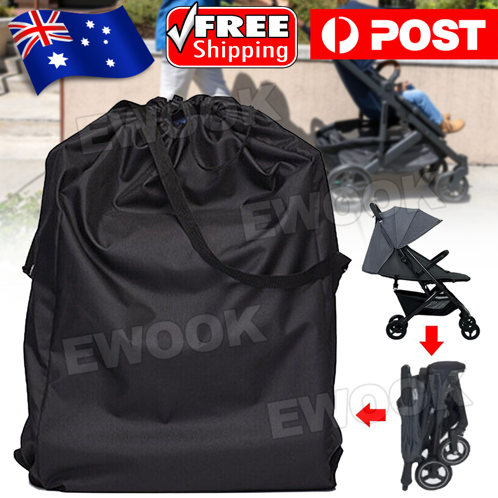 Travel Bag-Cover Storage for Carry on Luggage-Suit Yoyo Baby Stroller Pram Bag