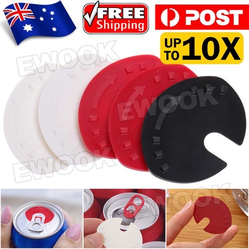 5/10xBeverage Can Lid Cap Soda Soft Drink Snaps Tops Cover Lock Sealer Protector