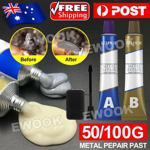 Industrial HEAT Resistance Cold Weld Auto Metal Repair Paste Adhesive Glue AB