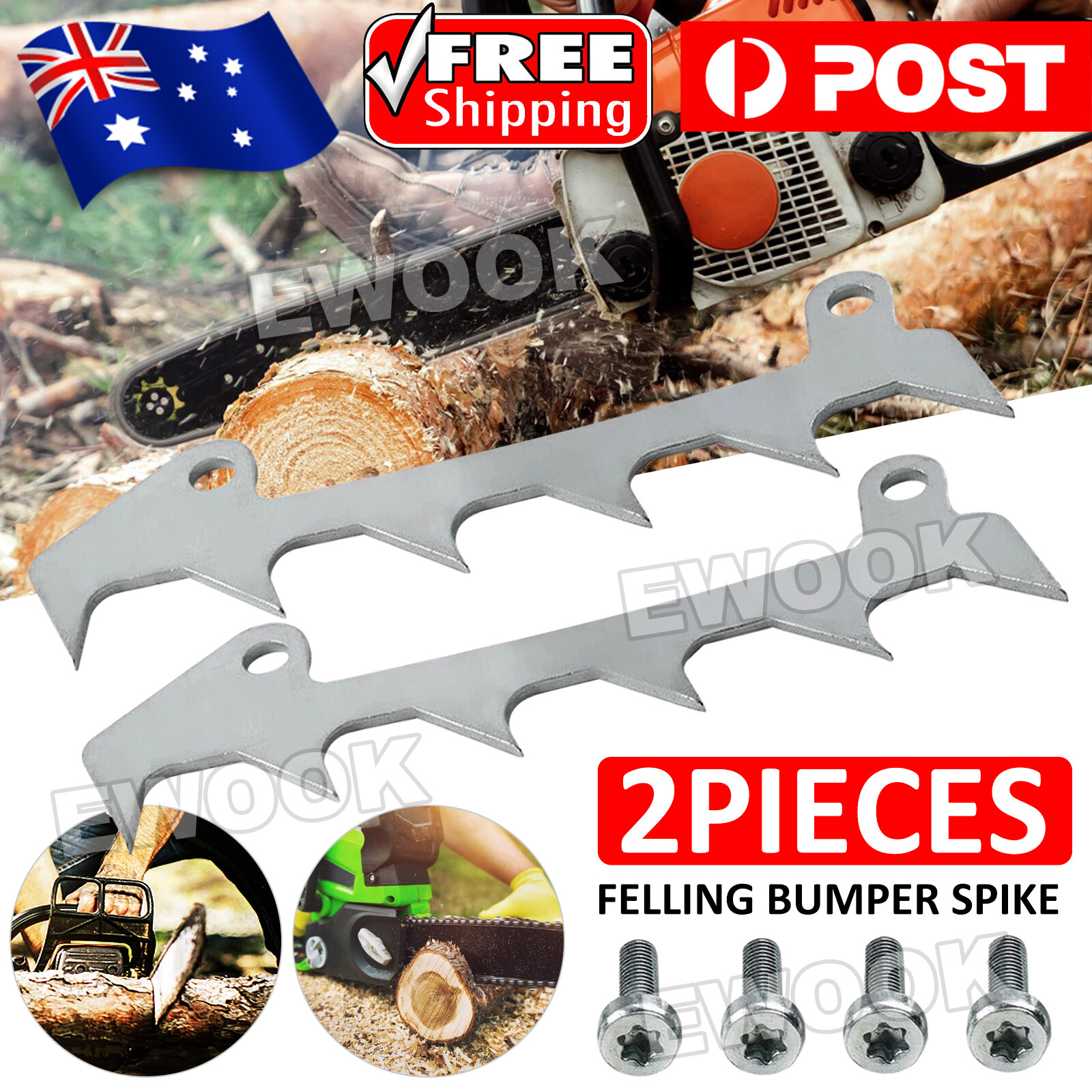 Chainsaw Bumper Spike Felling Dog Screw For Stihl 017/018/021/MS170/MS180/MS250