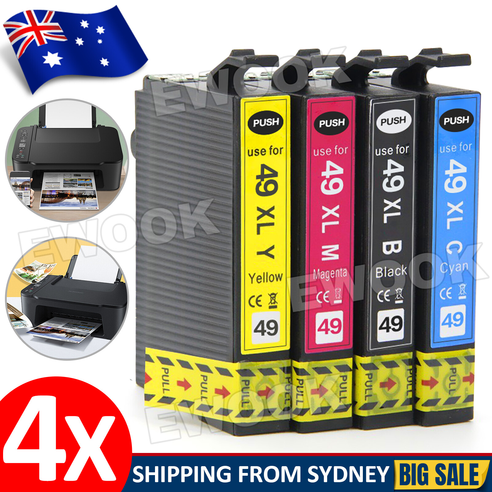 49XL 49 XL Compatible Ink Cartridge For EPSON XP-2205 XP2205 XP-4205 XP4205 AU