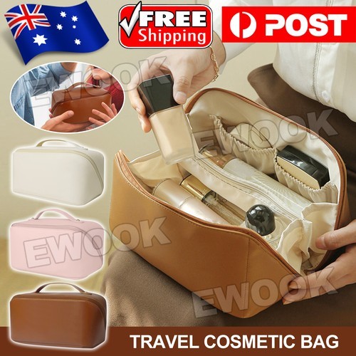 Travel Cosmetic Bag Large Capacity Makeup Storage Brushe Toiletry Wash Organizer