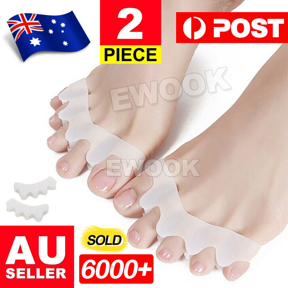Silicone Gel Bunion Corrector Toe Separator Spreader Pain Relief Hallux Valgus