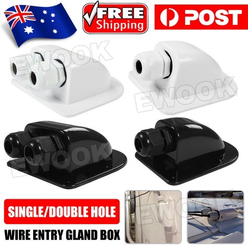 2 Cable Entry Gland Solar Panel For Caravan Roof Boat Box Mounting Junction As
