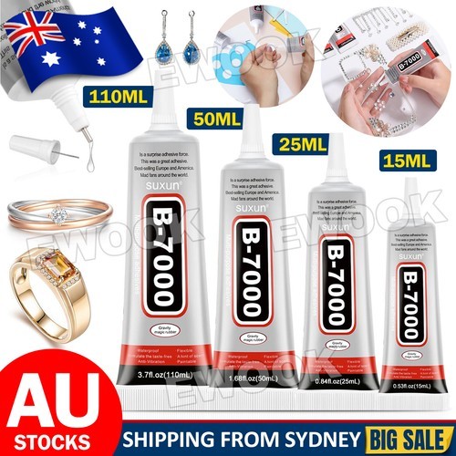 Rhinestone Glue Multi-purpose B-7000 B7000 Adhesive Jewelry Nails Glass Phone AU