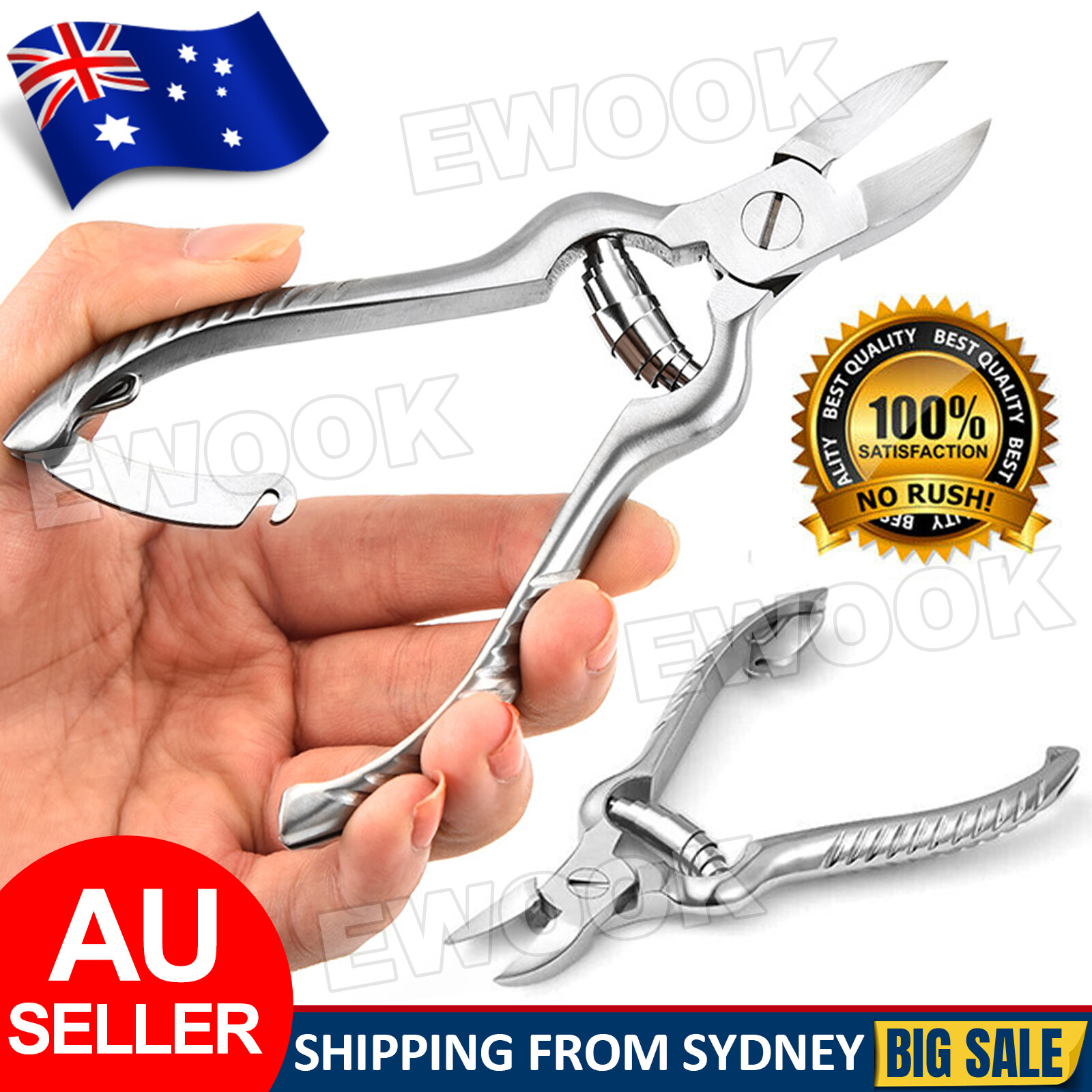 Professional Large Toe Nail Clippers Heavy Duty Cutter For Thick AU PLIER / High