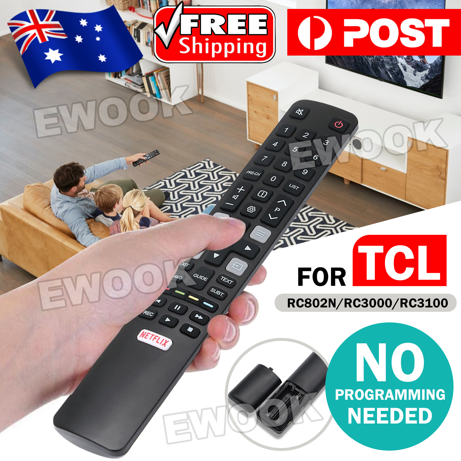 For TCL TV FFALCON Remote RC802N ARC802N YUI1 65C2US 75C2US 43P20US Infrared PC