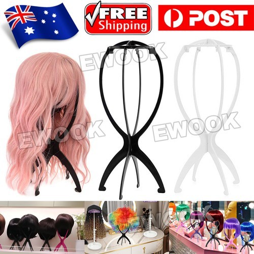 Stand Stable Wig Holder Durable Folding Hat Cap Display Tool Hair AU Universal