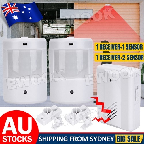 Restaurant Shop Door Entry Wireless PIR Motion Sensor Chime Bell Alarm Doorline