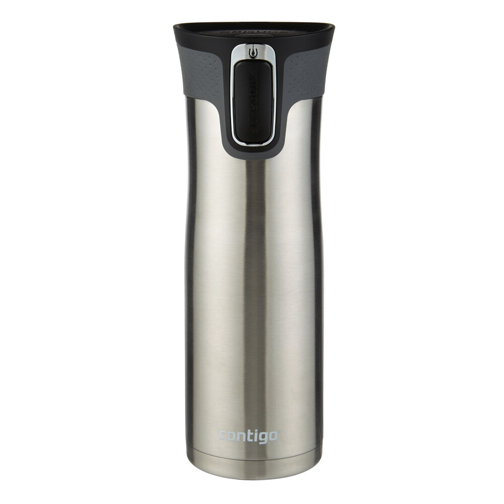 Contigo Autoseal Leak And Spill Proof Hot/Cold Travel Mug Drink Holder SS 591ml