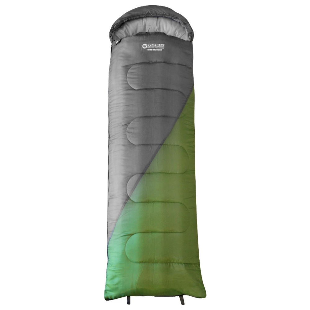 WILDTRAK Leisure Australia Gibb Portable Travel Hooded Sleeping Bag 215cm N/A