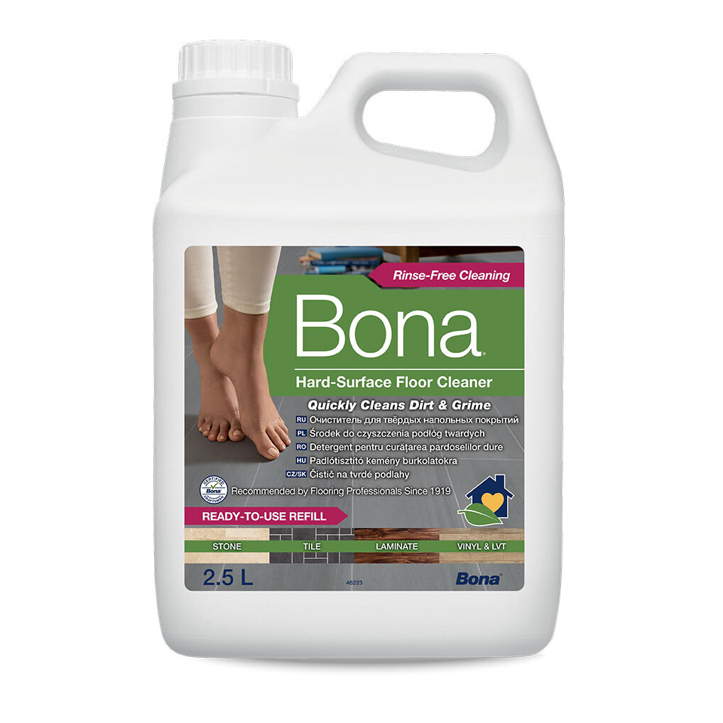 BONA 2.5L Stone Tile Laminate Refill Maintenance for Floor Surface Cleaning Fast