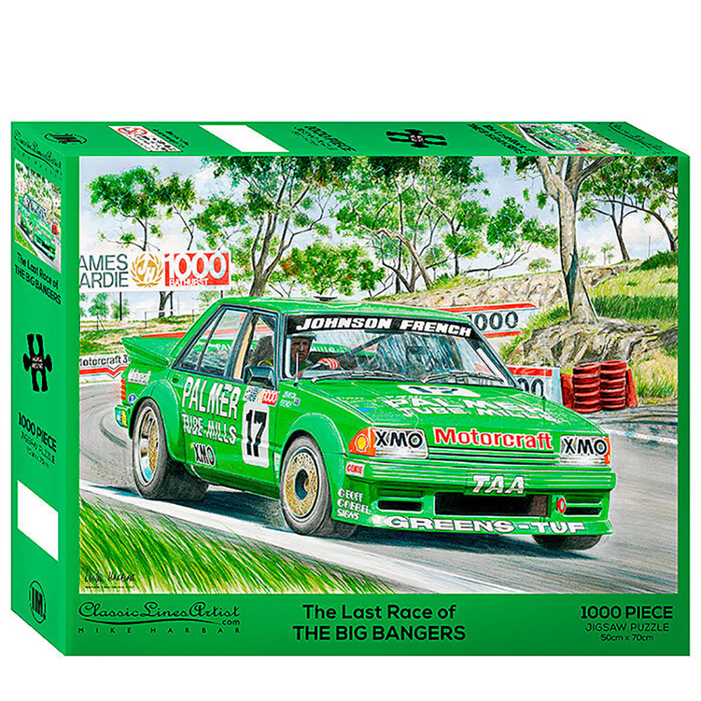 HOLDEN 1000pc Greens Tuf Car Scene Themed Jigsaw Puzzle Set 50x70cm 3y IMPZ0216