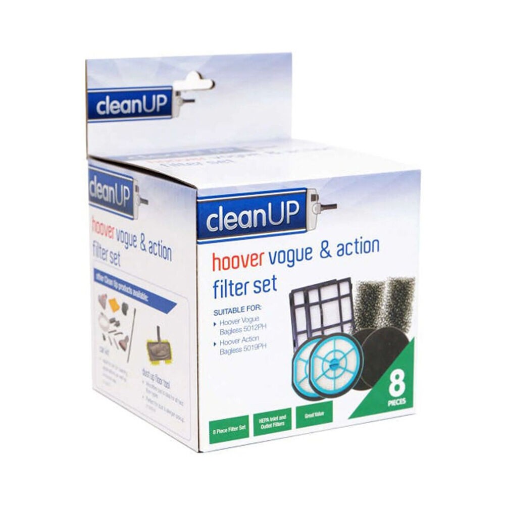 Hoover CleanUp Vogue Action Filter Set for Bagless Vacuum Cleaners Grey 32200884