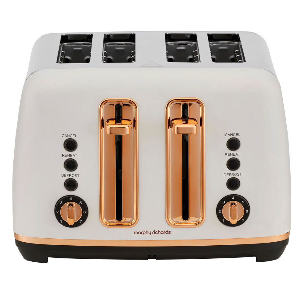 MORPHY RICHARDS Ascend 4 Slice Bread Toaster Home/Kitchen Rose Gold White NA