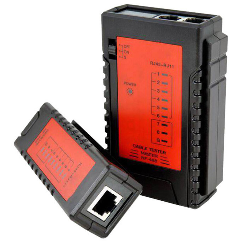 DOSS Network Phone/Lan Cable Continuity Tester CAT5 CAT6/Ethernet Wire Test/RJ45