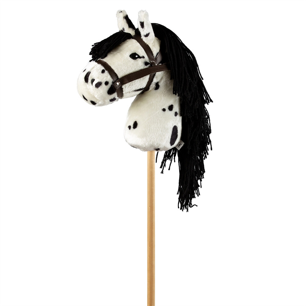 BY ASTRUP 68cm Piebald Hobby Horse Animal Fun Play Cowboy Toy Kids/Children 3y