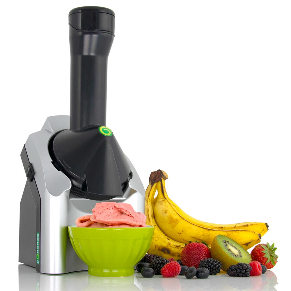 Yonanas 200W Electric Dessert/Frozen Ice Fruit/Yoghurt/ Maker/Blender Silver 2.2