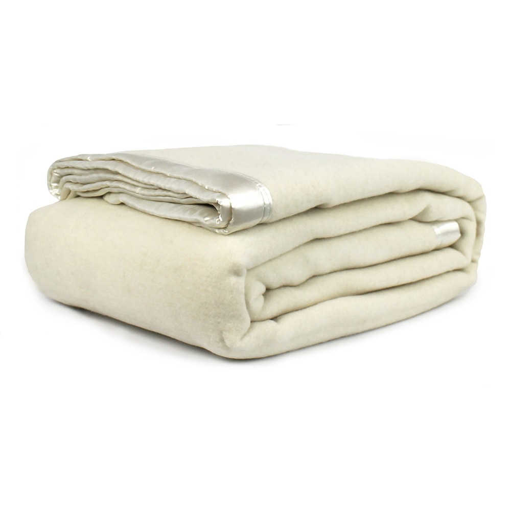 JASON COMMERCIAL Australian Wool Blanket Ivory/Natural N/A BLJCWOOIVO_VER1