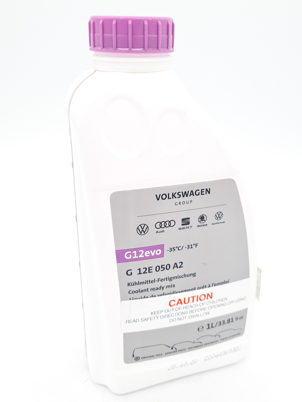 Volkswagen Coolant Genuine 1ltr G12E050A2 VW Audi Skoda Seat Motor Oil