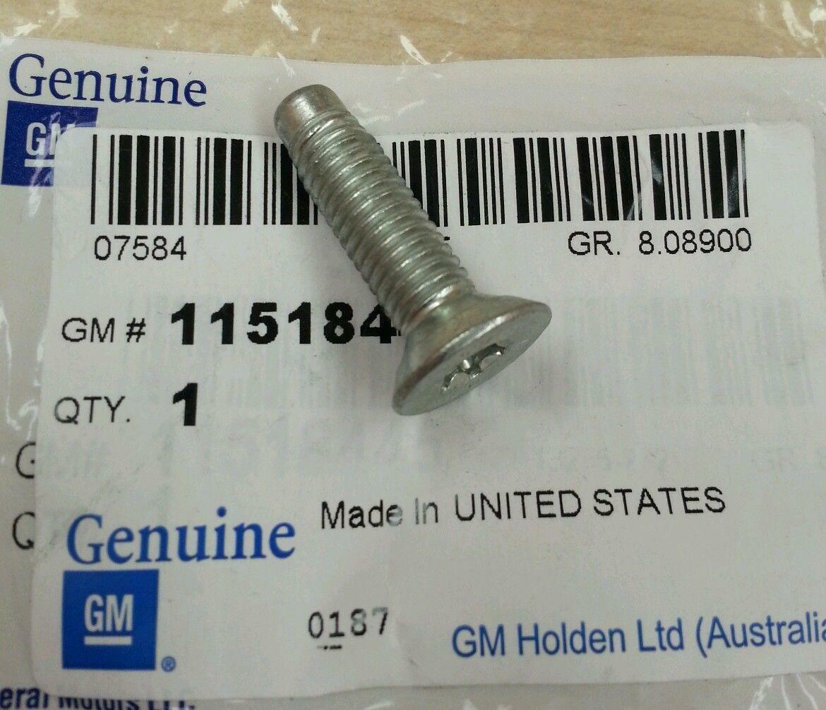 Holden DOOR LOCK STRIKER SCREWS suits COMMODORE VR VS VU VX VT VY VZ GENUINE Oil