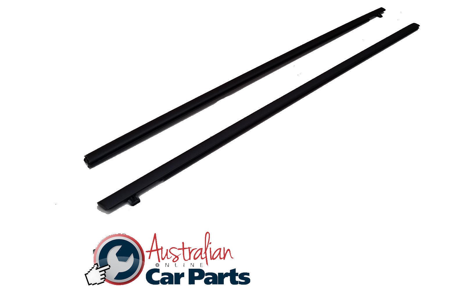 Holden Black Door Window Belt Mould Set Genuine for Ute Commodore VE VF Other