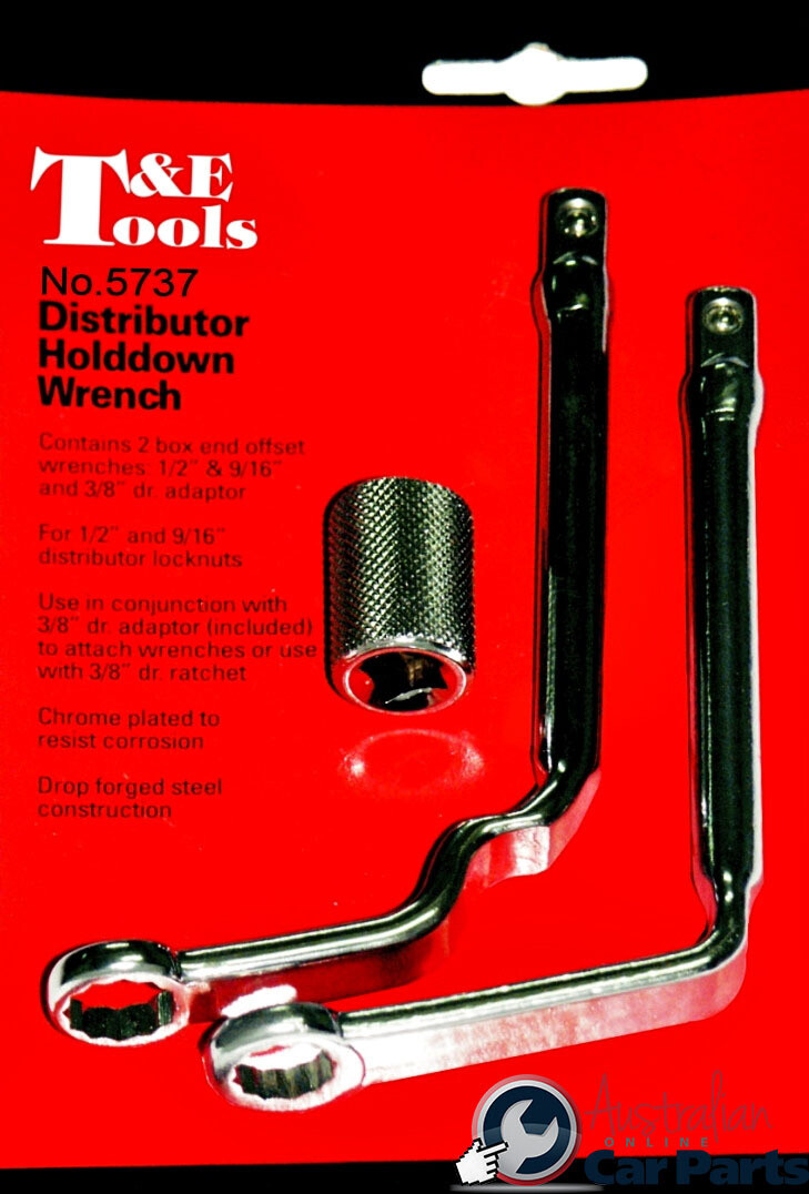 TE Tools Offset Distributor Wrench 1/2 9/16 5737 Wrenches