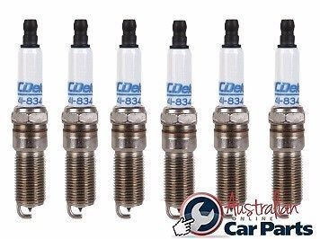 AcDelco SPARK PLUGS DOUBLE PLATINUM suitable for HOLDEN CAPTIVA 3.2 V6 2007-2010