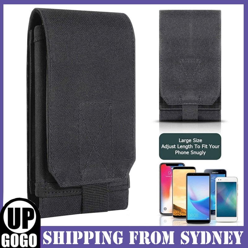 Universal Outdoor Tactical Mobile Phone Pouch Holster Case Bag Hook Holder Belt