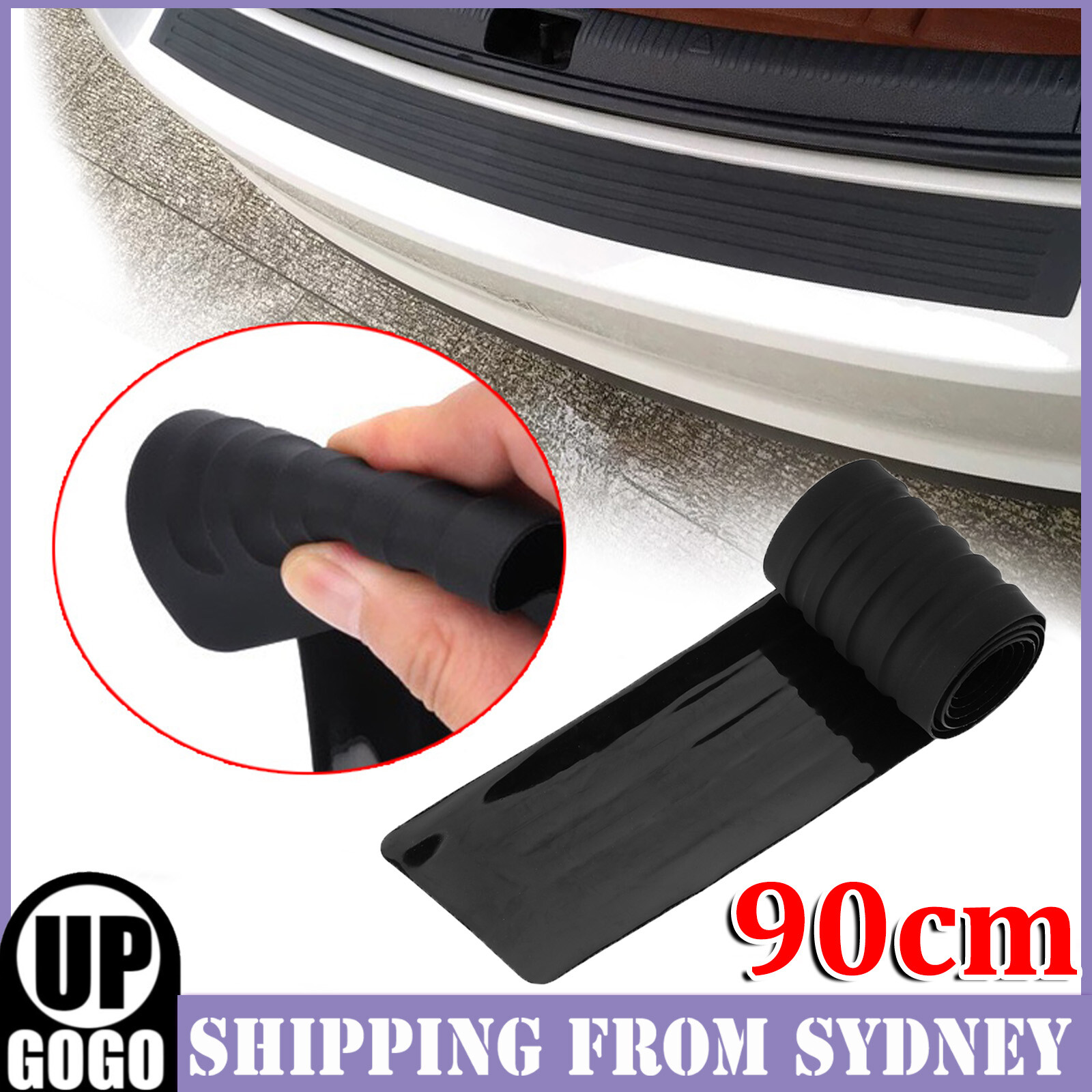 Car Trunk Rear Edge Protector Rubber Bumper Guard Scratch Auto Universal AU Body