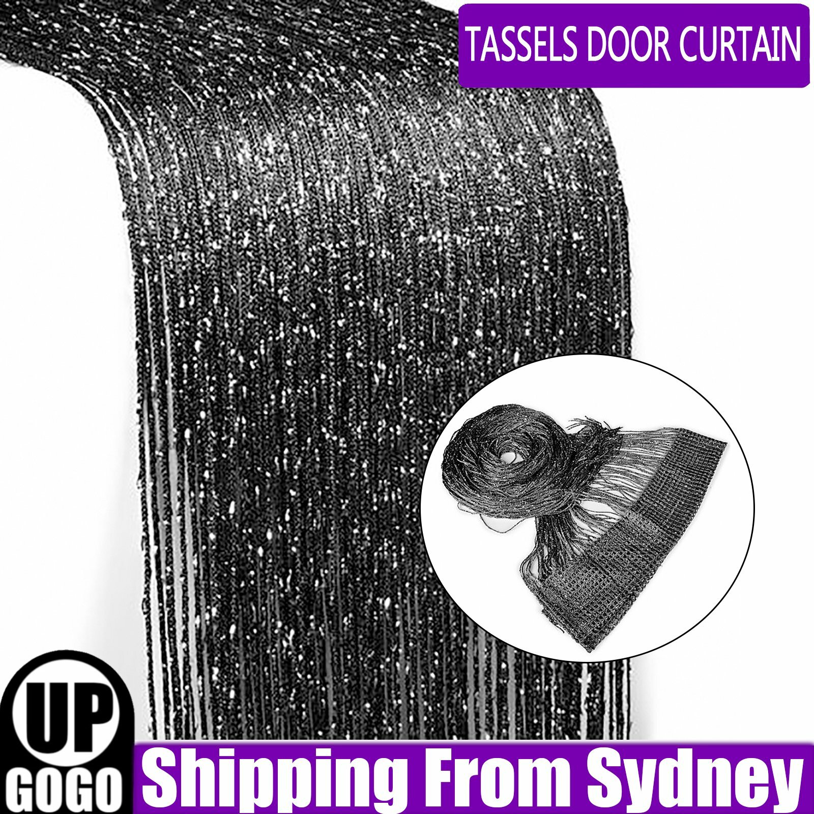 Tassel Decoration Fly Screen Panel Room Door Curtain Divider Window Bead String