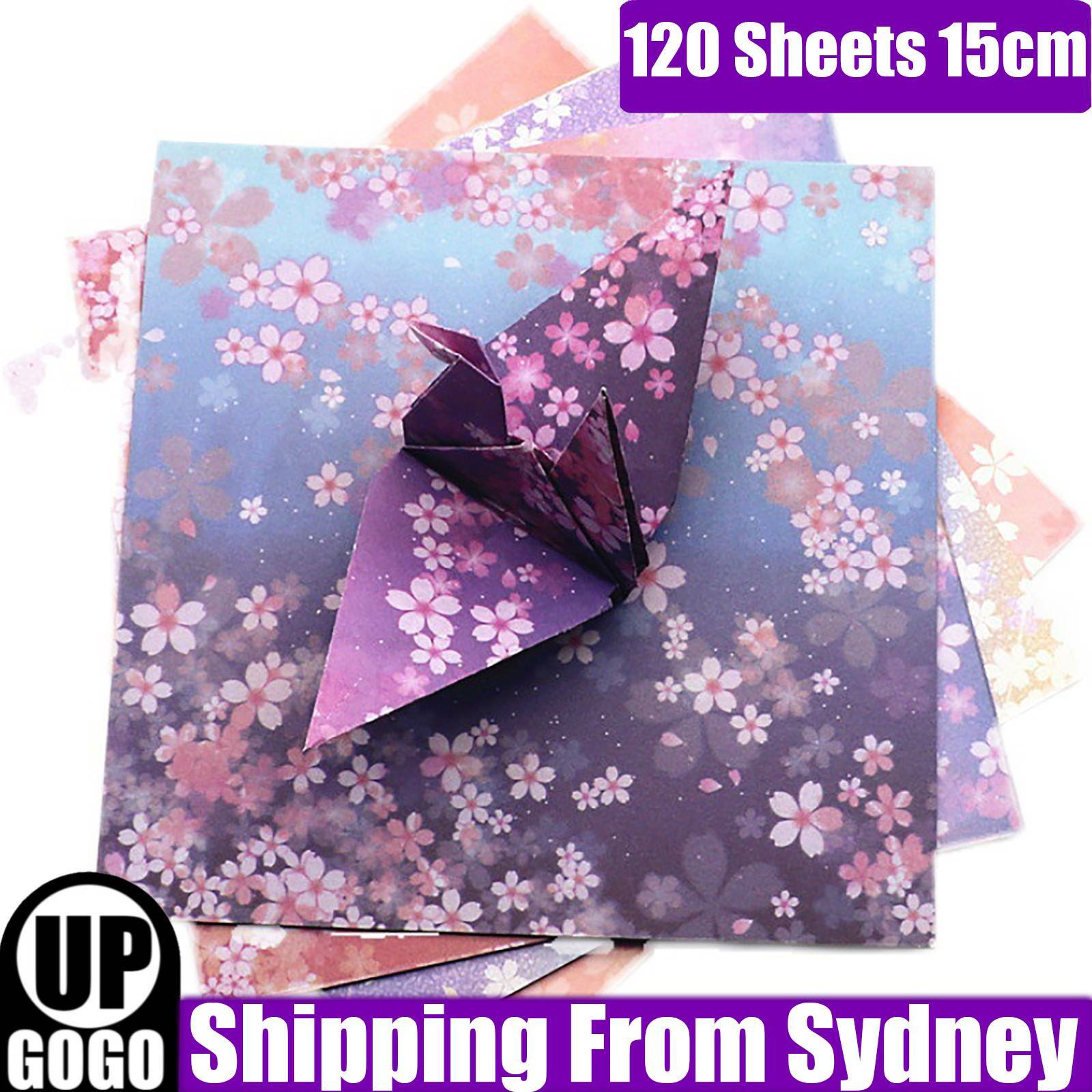 120Sheets Mixed Colours Origami Square Paper Craft Folding 15x15cm 4 Color 15cm