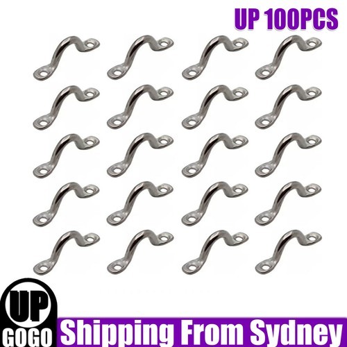 UP 100X Saddles suit Screws G316 Stainless Steel 4mm Eye Straps Wire Balustrade