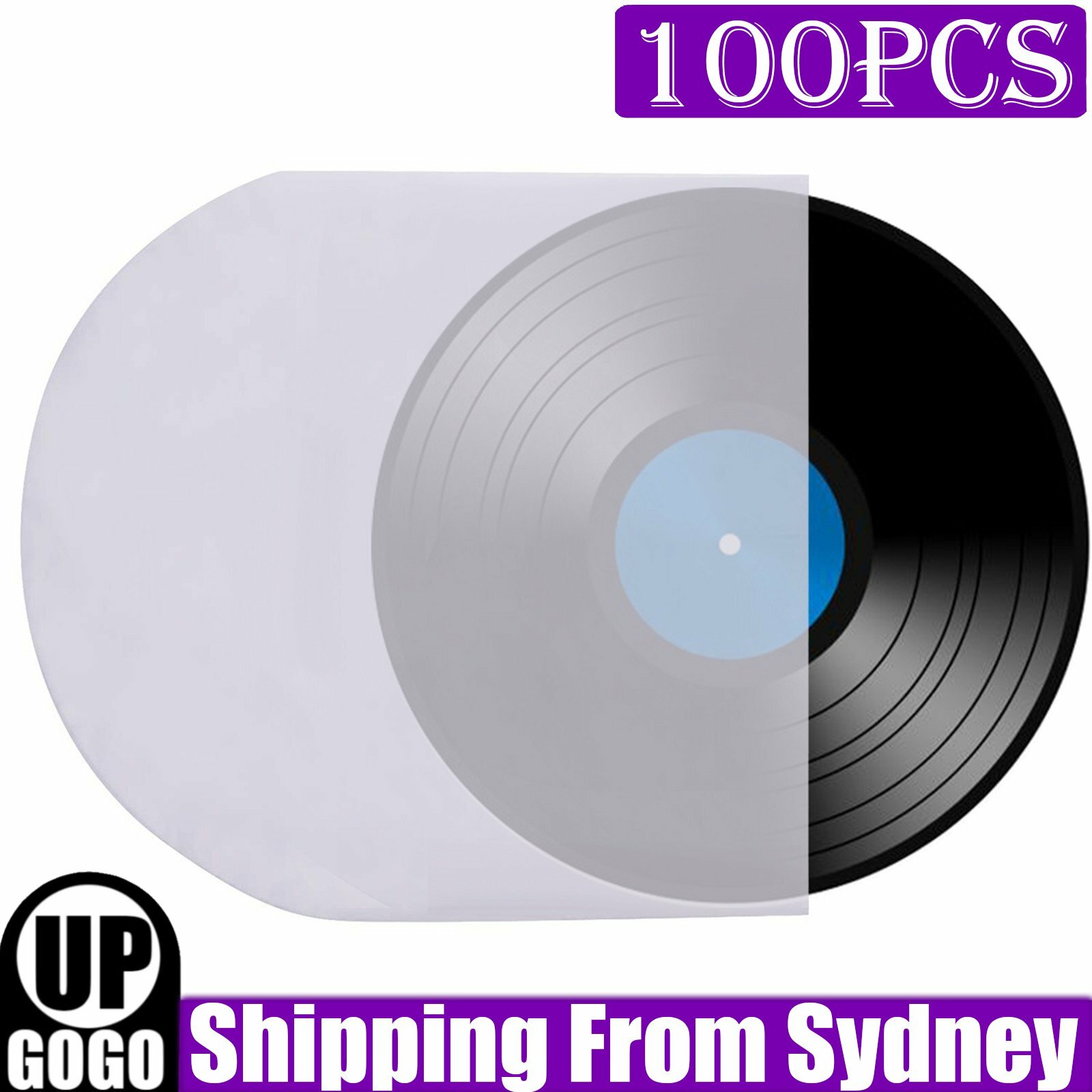 100pcs Sleeves Inner LP Music Durable for 12 Vinyl Record Plastic Cover 100 pcs