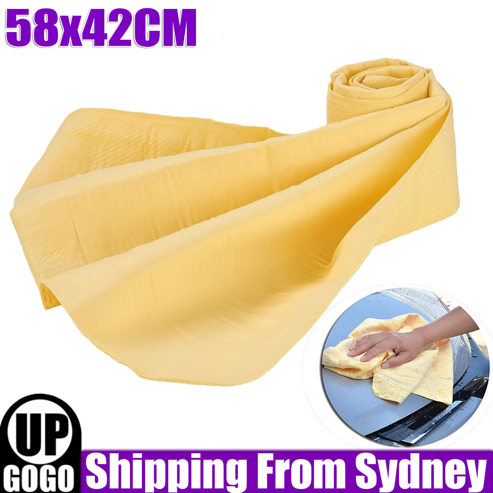 Large Size Shammy Chamois Towel Car Home Office Garden Restaurant Cloth AU PVA