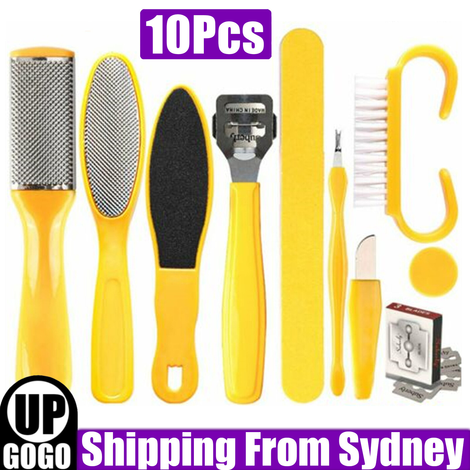 10 Pcs Manicure Foot Rasp File Hard Dead Skin Remover Pedicure Peeling Tools Kit