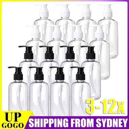 PARTY BESTBUY 3/6/12x Soap Dispenser Shampoo Pump Bottles Cream Lotion 500ml pet