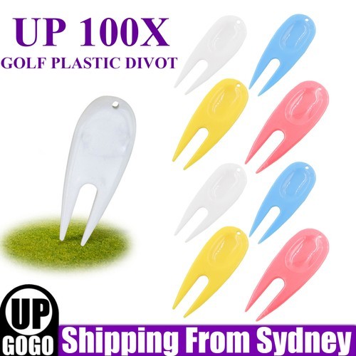 Up 100PCS Golf Divot Tool Plastic Repair Ball Marker for Golfer AU