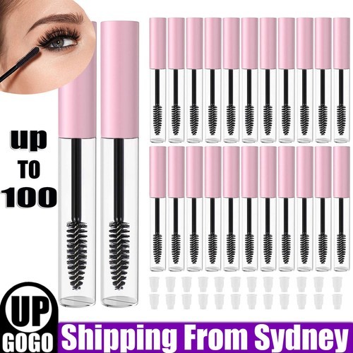 5-100PCS 10ml Portable Empty Mascara Tube Brush Eyelash Cream Bottle Container