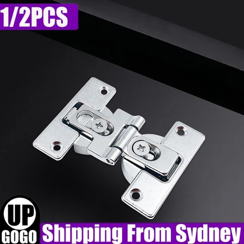 Cabinet Door Flap Folding Hinges 180 Degrees Hidden Self-Supporting Bi-Fold 1