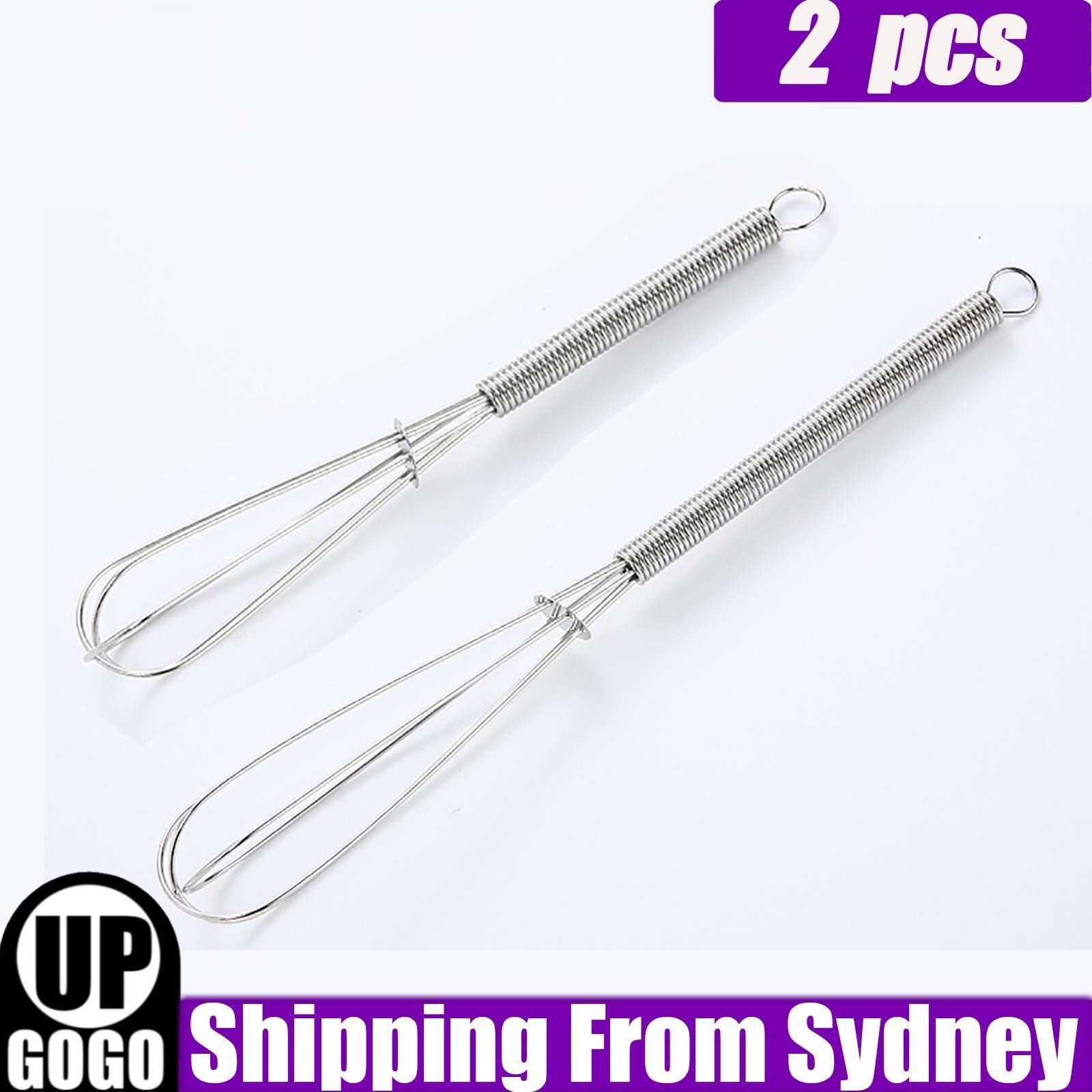 Whisk Set Whiskettes Egg Gravy Sauce Mini Kitchen Tool 13cm and 17cm AU Manual