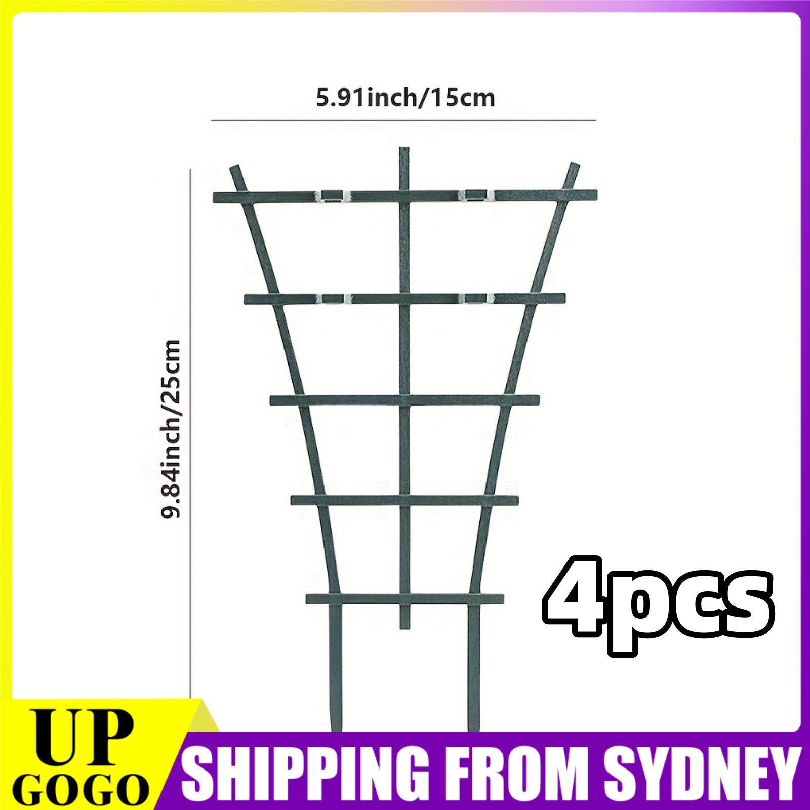 4pcs Garden Plant Climbing Trellis Vegetables Flowers Support For Ties Pot
